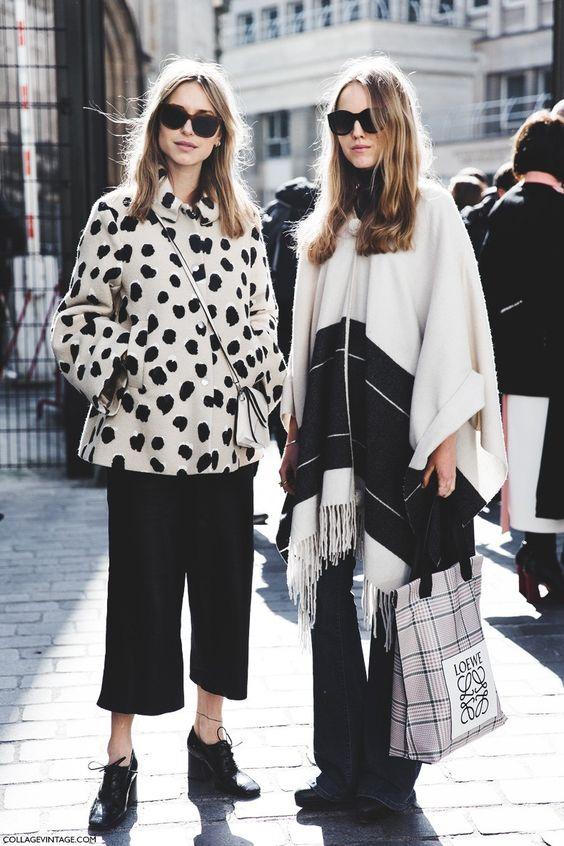 polka dot coat