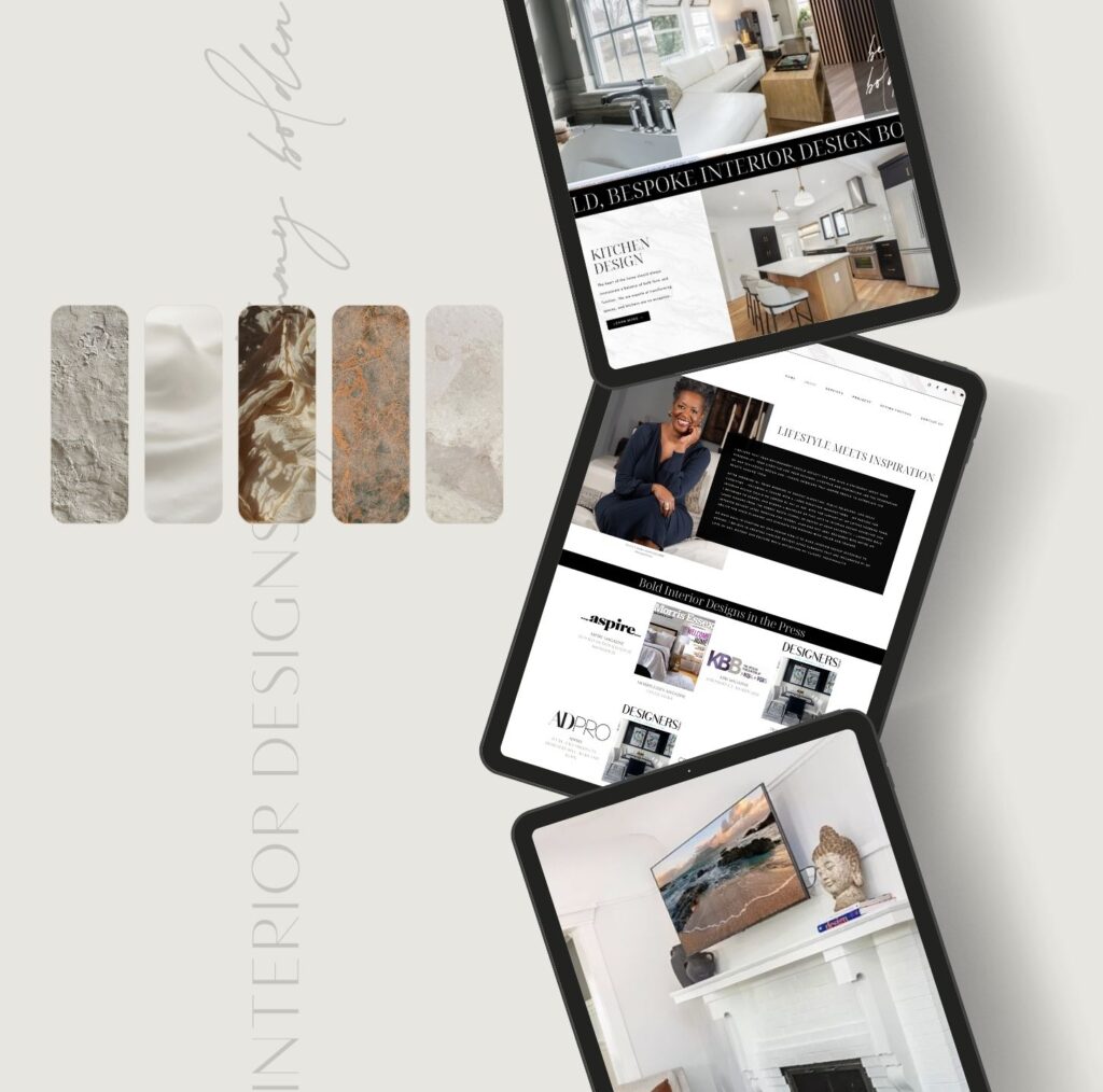 Project Bold Interior Designs – Little Blue Deer Custom Blog Design and ...